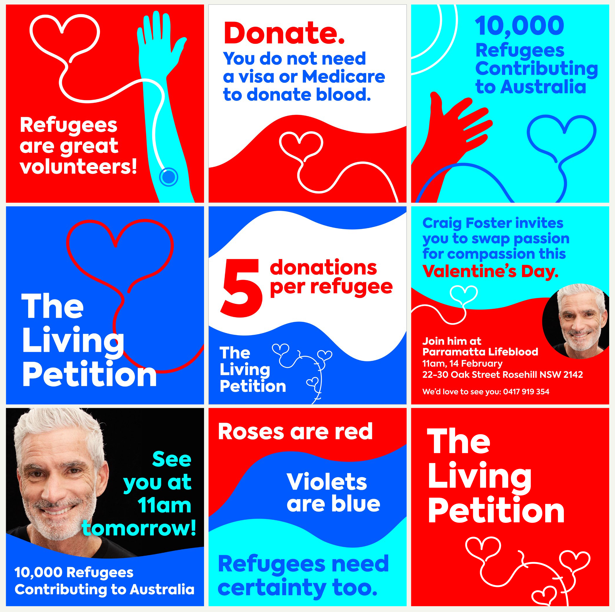 Social media campaign for The Living Petition