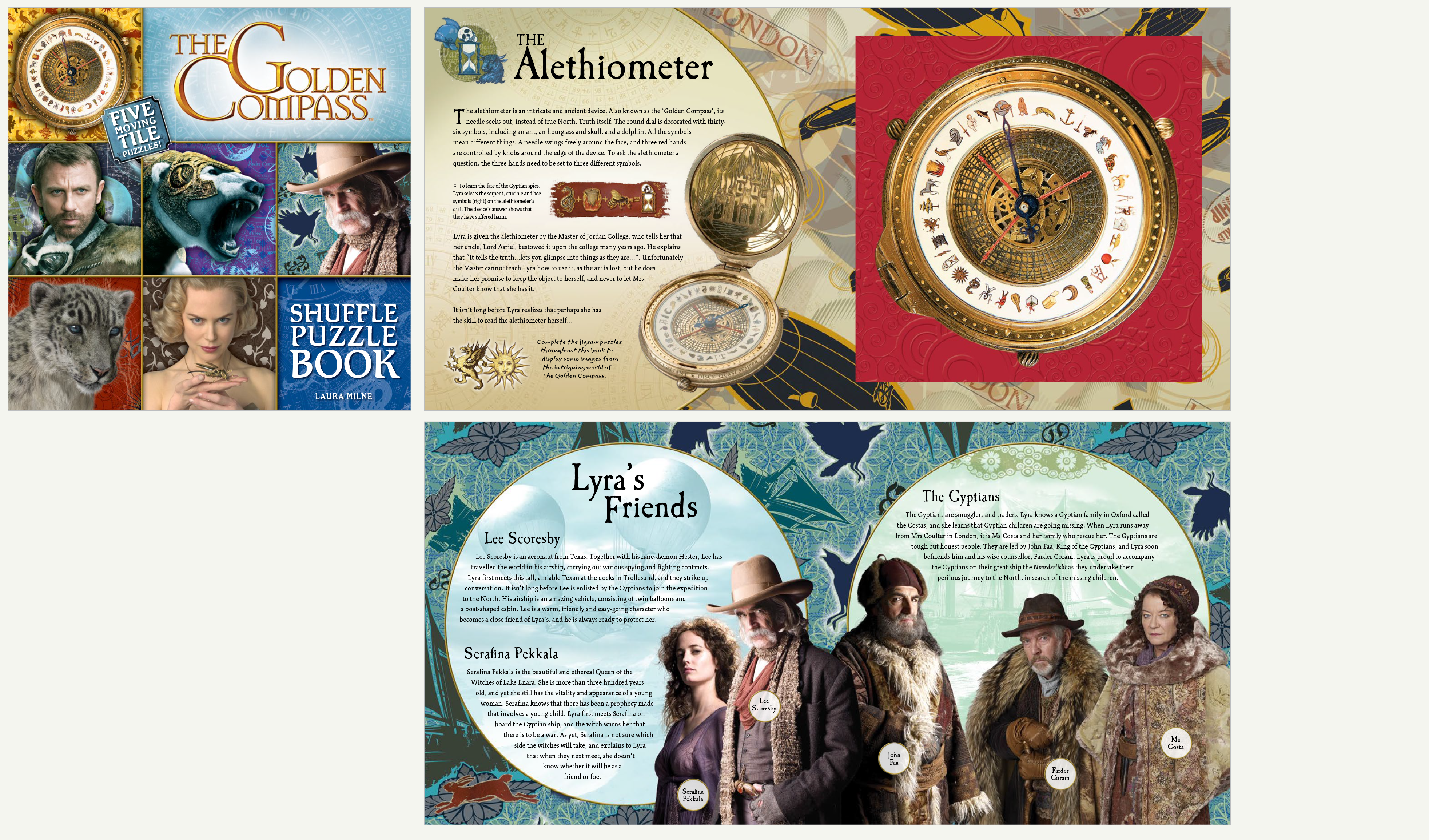 Golden Compass designs